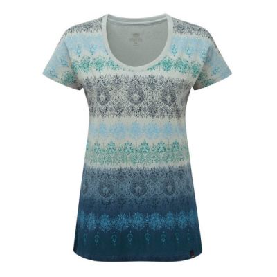 Tee Sherpa Mhendi Mujer - Azules / Verde - Chile TGN923741